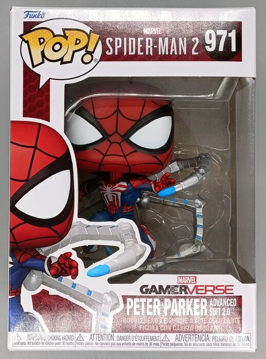 971 Peter Parker Advanced Suit 2.0 - Marvel Spider-Man 2 Game - Brand New Funko POP