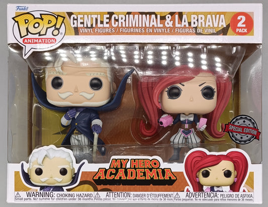 [2 Pack] Gentle Criminal & La Brava - My Hero Academia Funko POP