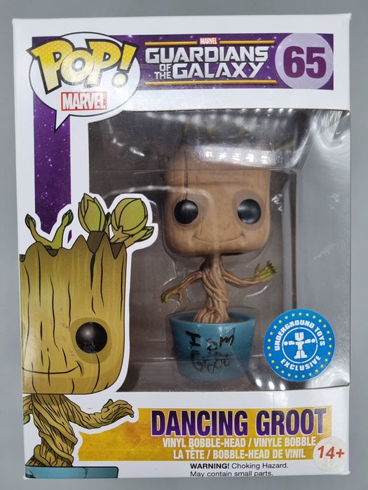 65 Dancing Groot Marvel Guardians of the Galaxy Funko POP - Box Damaged