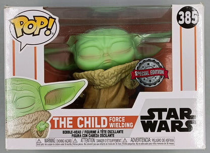 #385 The Child (Force Wielding) Star Wars The Mandalorian Box Damaged Funko POP
