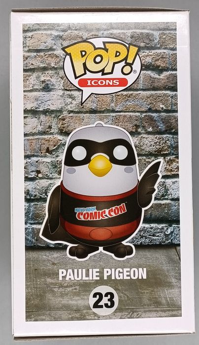#23 Paulie Pigeon (Black) - Pop Icons - NYCC Exclusive 2019 Funko POP