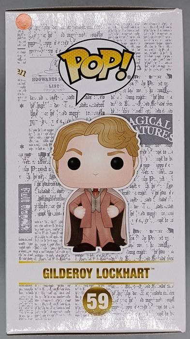 #59 Gilderoy Lockhart (Brown Suit) - Harry Potter Box Damaged Funko POP