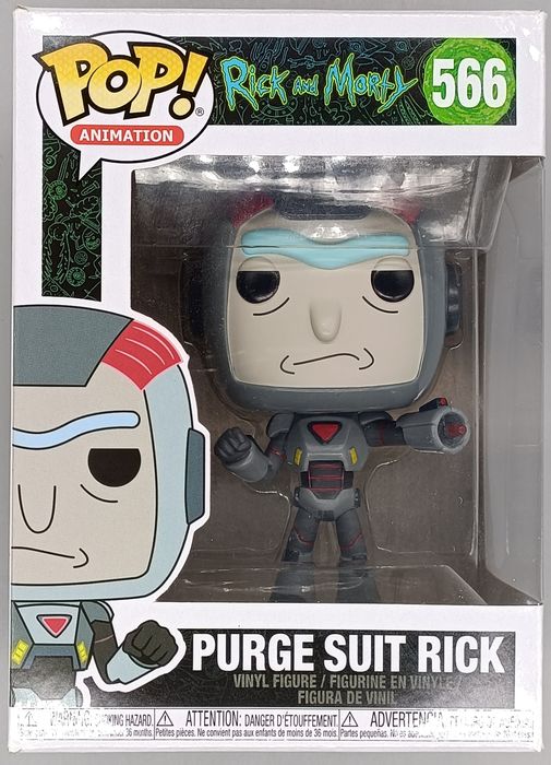 566 Purge Suit Rick - Rick and Morty - Box Damaged Funko POP