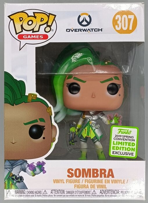 307 Sombra (Glitch) - Overwatch - 2019 Con - Damaged Box Funko POP