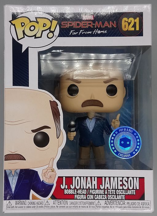 #621 J. Jonah Jameson - Marvel Spider-Man - Box Damaged Funko POP