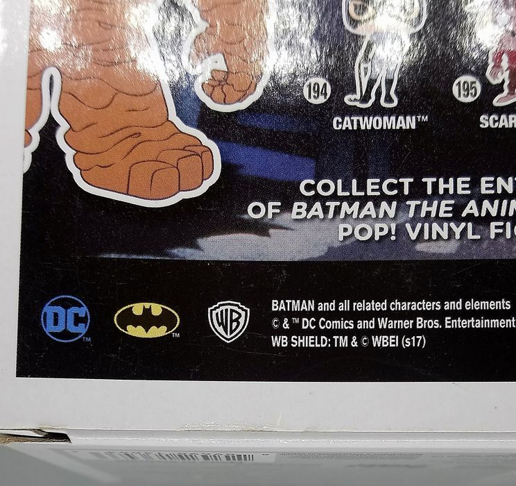 #191 Clayface - DC Batman Animated Series - Box Damaged Funko POP