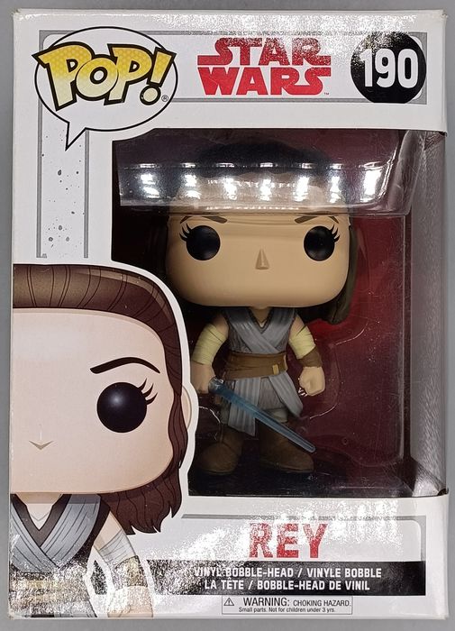 #190 Rey - Glow GITD - Star Wars - Box Damaged Funko POP