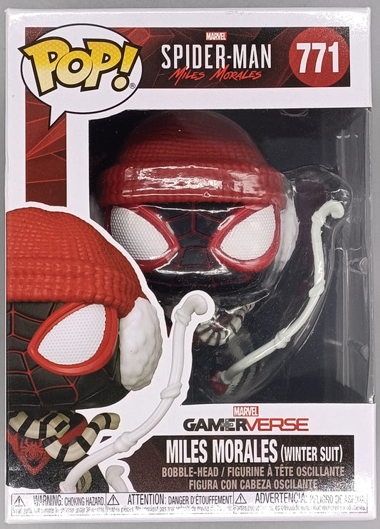 771 Miles Morales (Winter Suit) - Marvel Spider-Man - Funko POP - Box Damaged