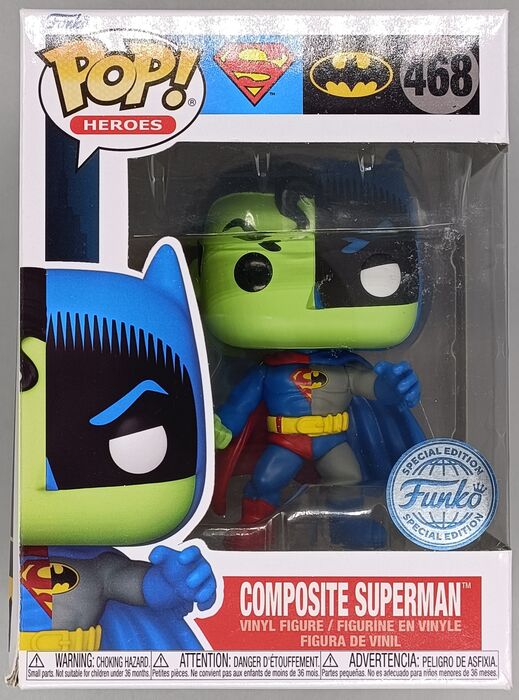 #468 Composite Superman Batman - DC - Box Damaged Funko POP