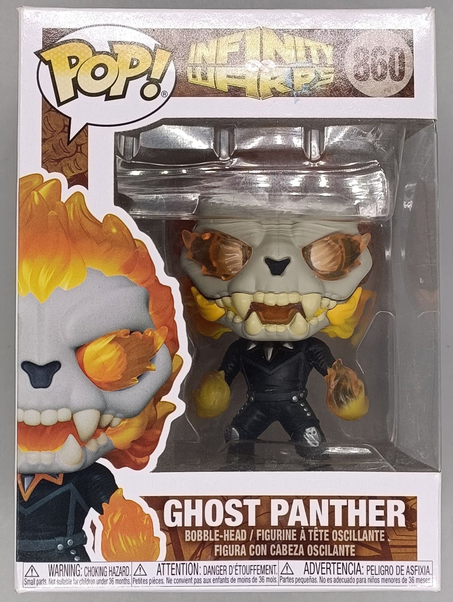 860 Ghost Panther - Marvel Infinity Warps - Funko POP - Box Damaged