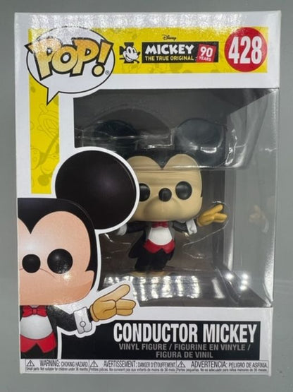 #428 Conductor Mickey Disney Mickey's 90th Anniversar Box Damaged Funko POP
