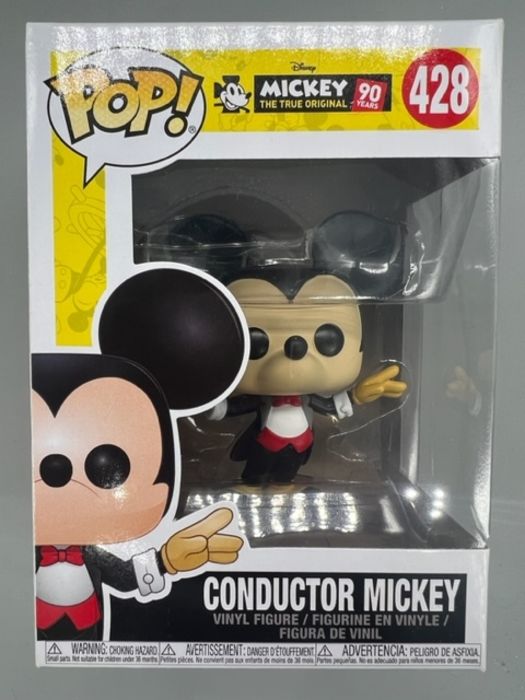 #428 Conductor Mickey Disney Mickey's 90th Anniversar Box Damaged Funko POP