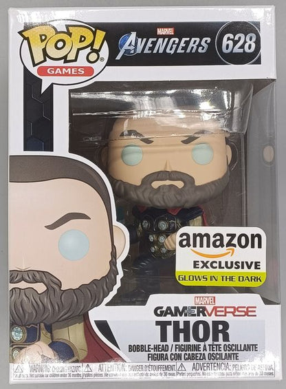 #628 Thor - Glow - Marvel Gamerverse Avengers - Box Damaged Funko POP