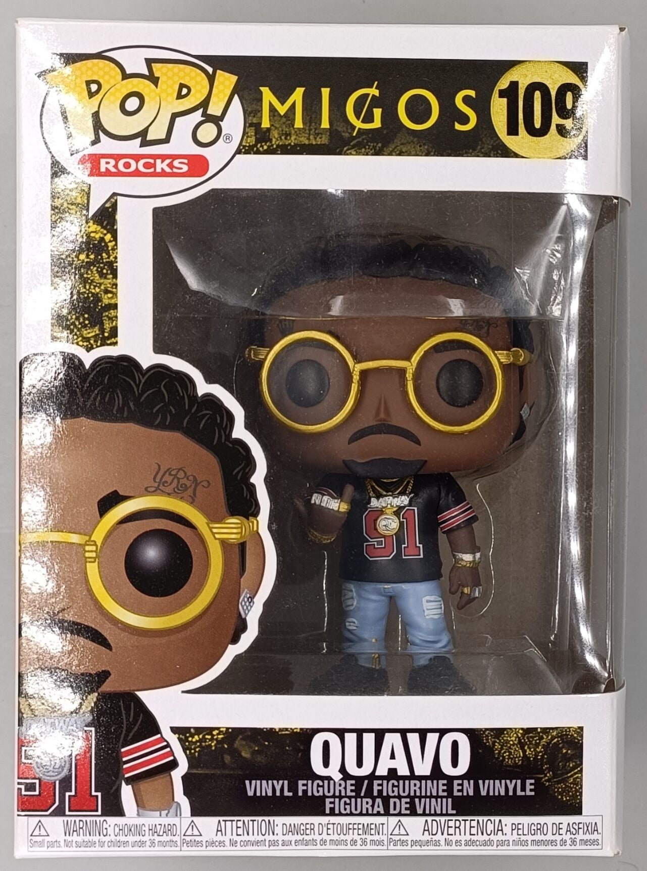 109 Quavo - Migos - Rocks - Funko POP - Box Damaged