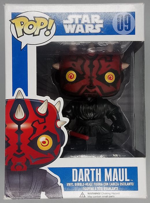 09 Darth Maul - Star Wars - Box Damaged Funko POP