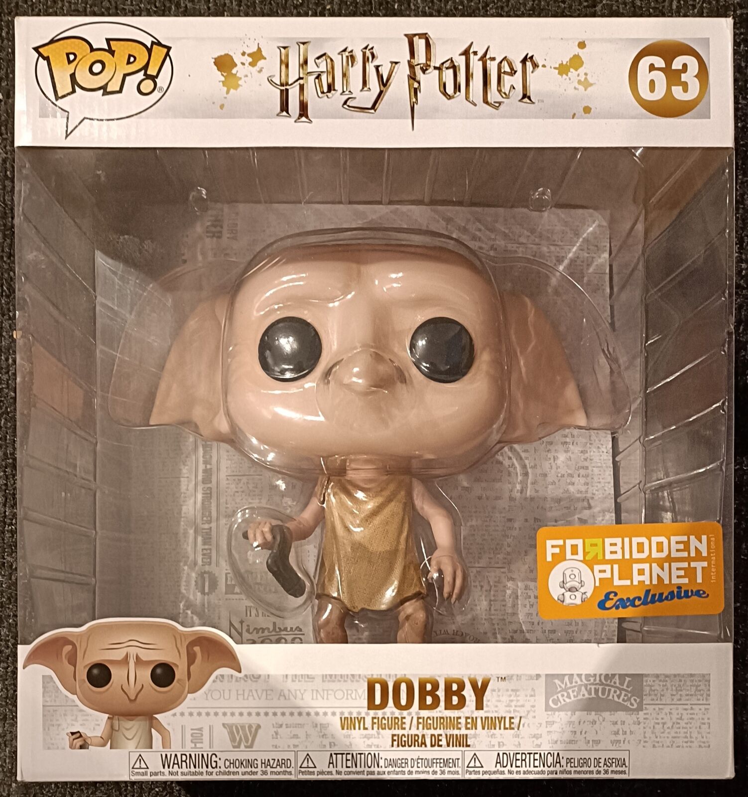 #63 Dobby - 10 Inch - Harry Potter Funko POP