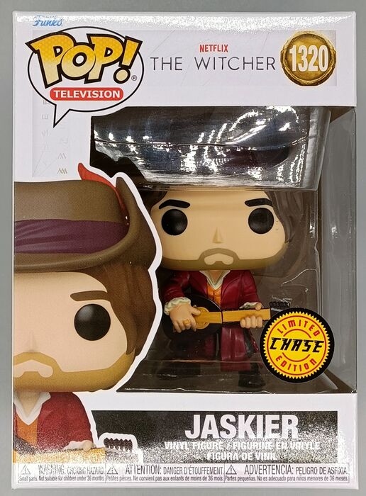1320 Jaskier (w/ Hat) Chase - The Witcher - Brand New Funko POP