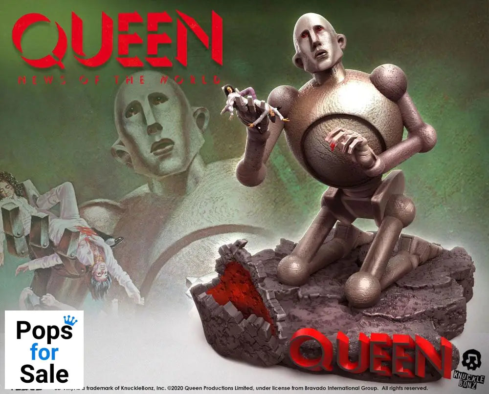 Queen 3D Vinyl Statue Queen Robot (News of the World) 20 x 21 x 24 cm Statues