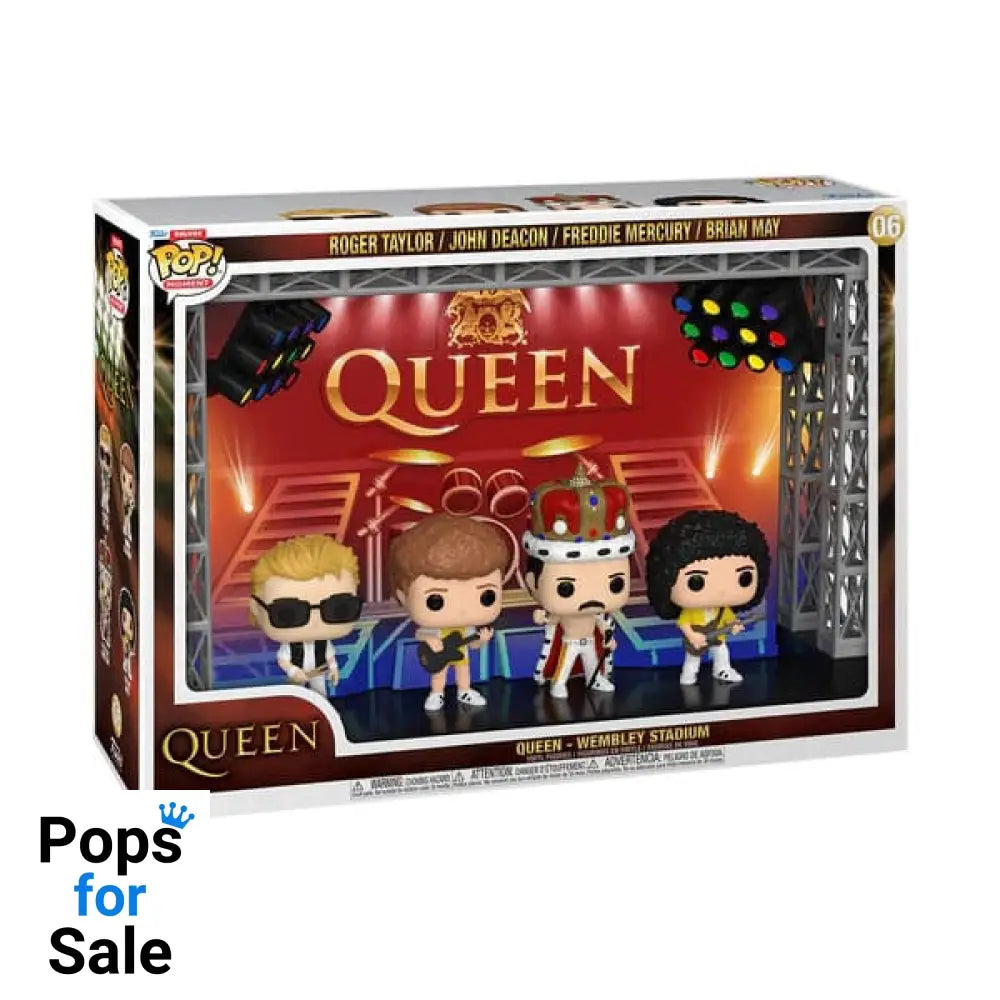 Queen POP Moments Deluxe Vinyl Figures 4-Pack Wembley Stadium