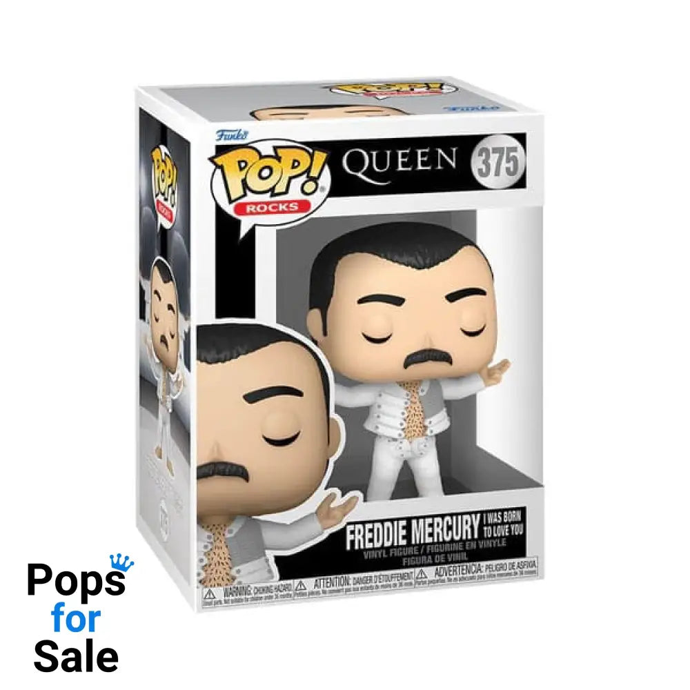 Queen POP! Rocks Vinyl Figure Freddie Mercury (I was born to love you) 9 cm