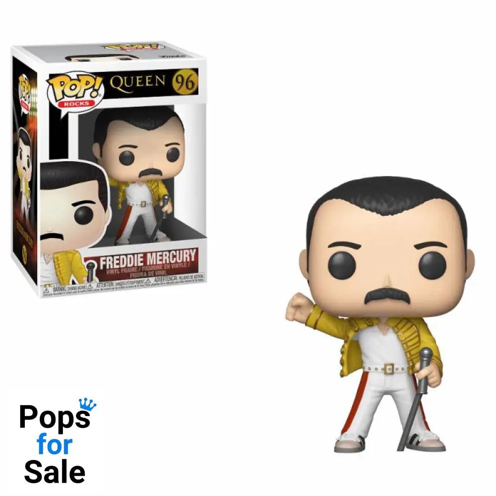 Queen POP! Rocks Vinyl Figure Freddie Mercury Wembley 1986 9 cm