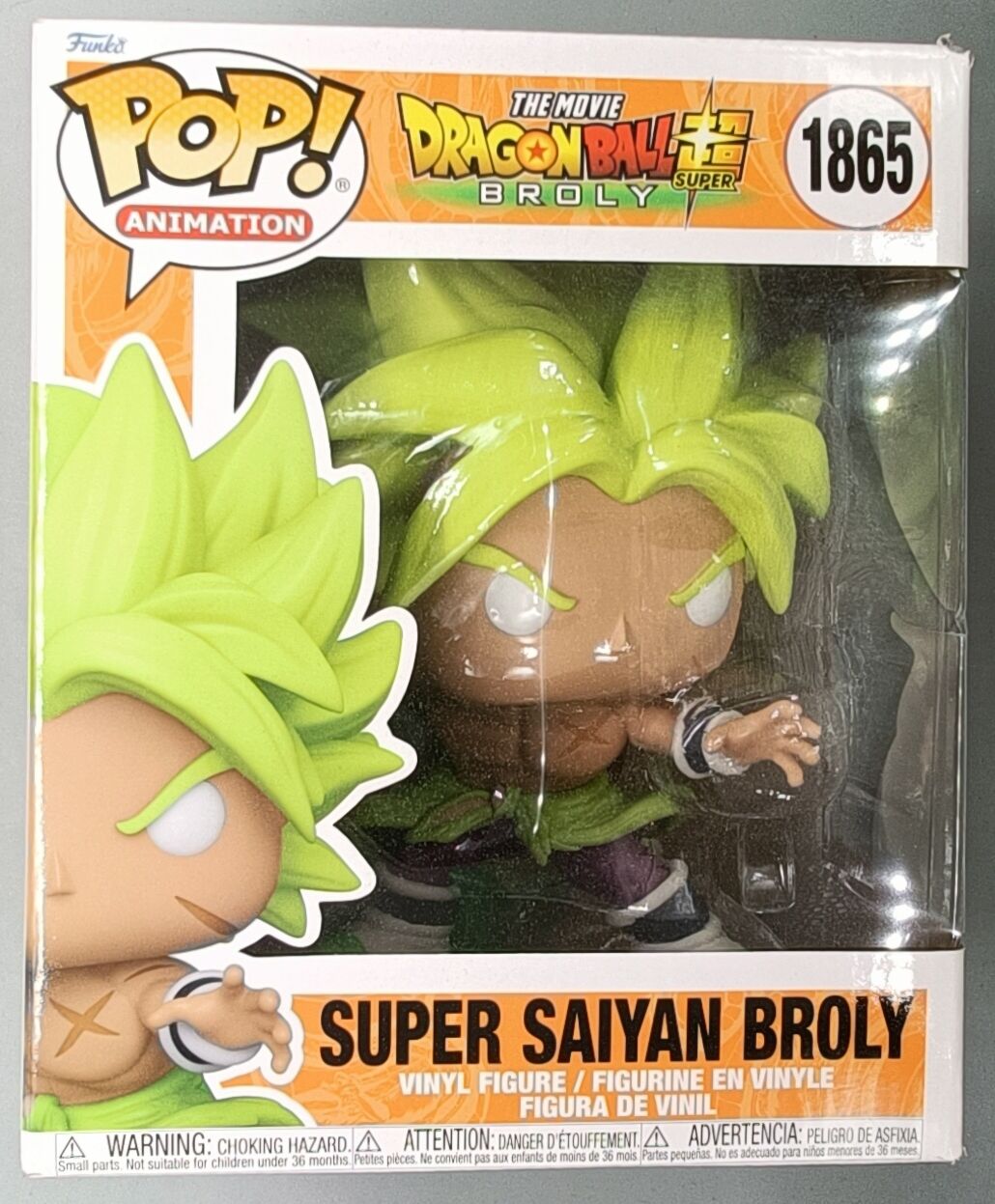1865 Super Saiyan Broly - 6 Inch - Dragon Ball Super Funko POP - Box Damaged