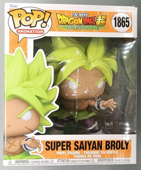 1865 Super Saiyan Broly - 6 Inch - Dragon Ball Super Funko POP - Box Damaged