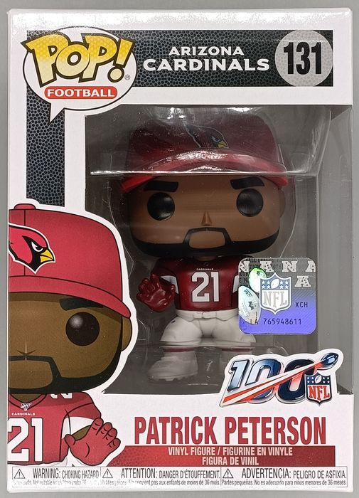 131 Patrick Peterson - NFL Arizona Cardinals - Box Damaged Funko POP