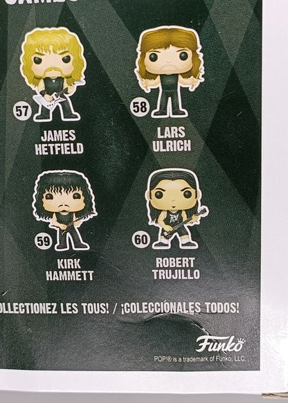 #57 James Hetfield - Metallica - Box Damaged Funko POP