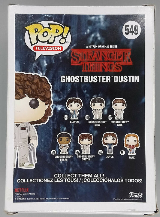549 Ghostbuster Dustin - Stranger Things - Box Damaged Funko POP