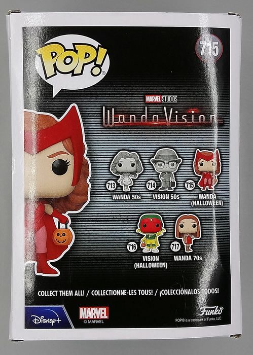 715 Halloween Wanda - Marvel Wandavision - Damaged Box Funko POP