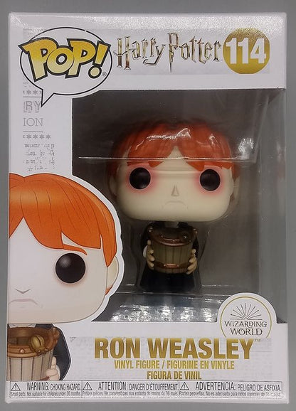 114 Ron Weasley (w/ Slugs) - Harry Potter Funko POP - Box Damaged
