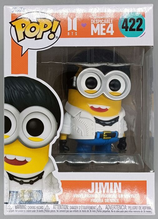 422 Jimin - Minions x BTS - Rocks Funko POP - Brand New