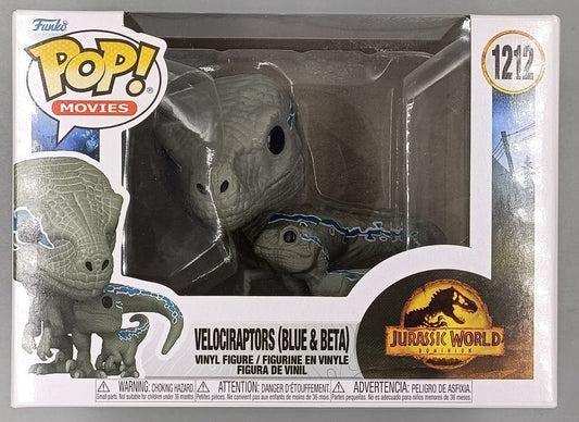 #1212 Velociraptors (Blue & Beta) Jurassic World Dominion Funko POP