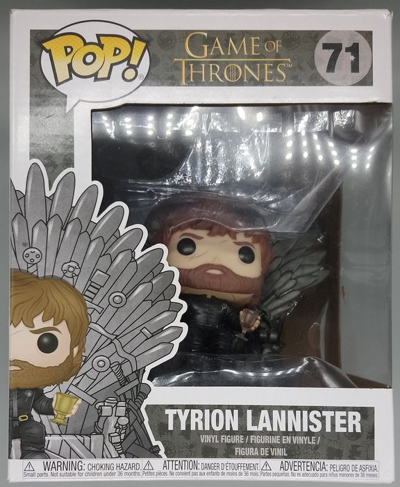 71 Tyrion Lannister (on Iron Throne) Deluxe Game of Thrones Funko POP - Box Damaged