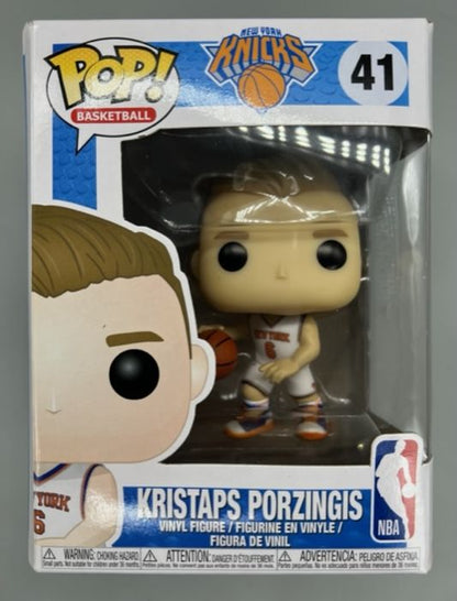 #41 Kristaps Porzingis - NBA New York Knicks - Box Damaged Funko POP