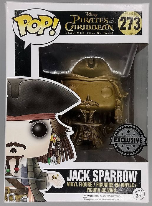 273 Jack Sparrow (Gold) Disney Pirates of The Caribbean Funko POP