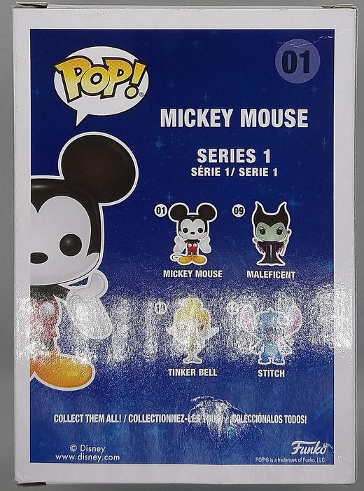 01 Mickey Mouse (Gold) - Diamond - Disney - Funko POP - Box Damaged