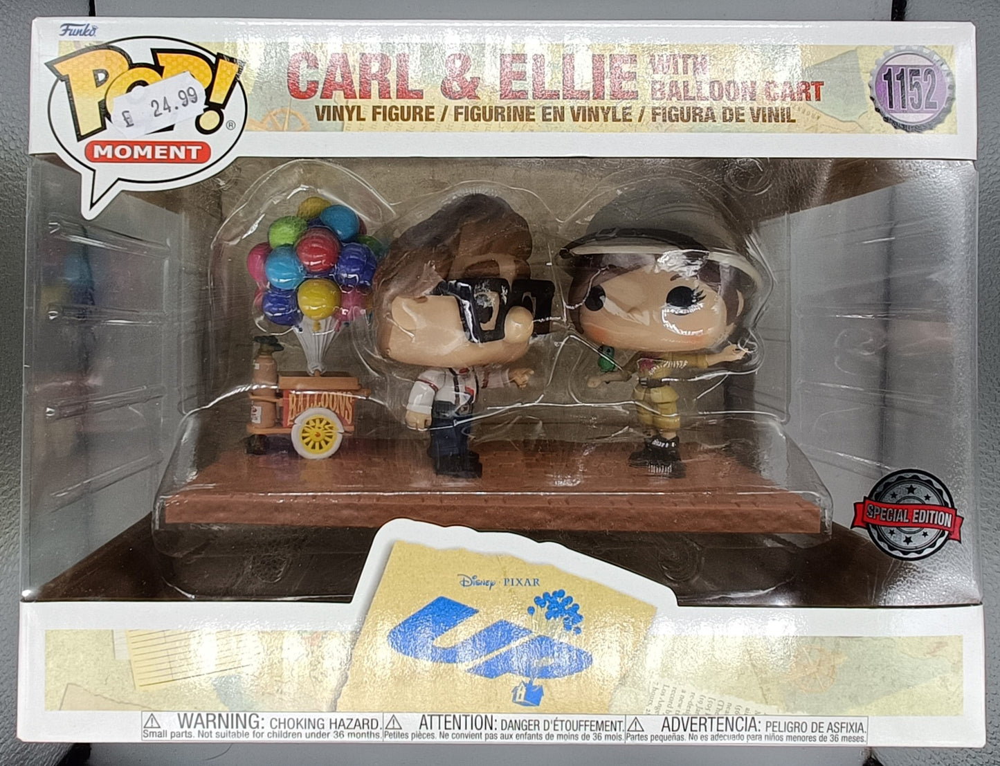 #1152 Carl & Ellie (Balloon Cart) Movie Moment Disney Up! Funko POP