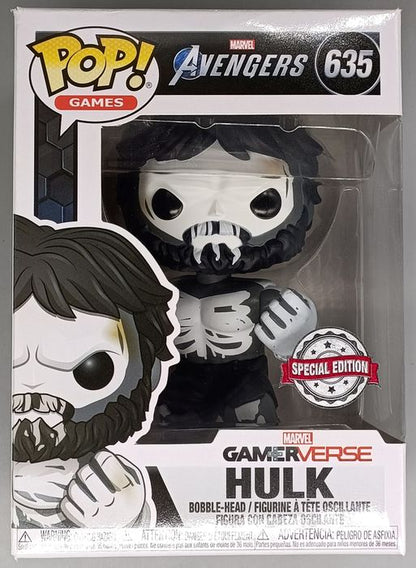 #635 Hulk (Skeleton) - Marvel Avengers Game - Box Damaged Funko POP