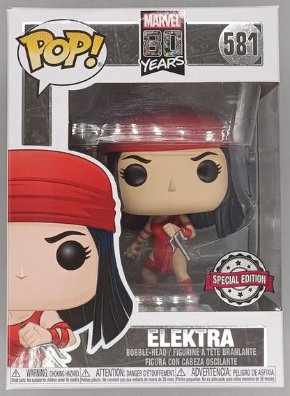 581 Elektra (First Appearance) - Marvel - Funko POP - Box Damaged