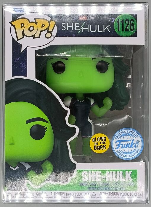 #1126 She-Hulk Glow Marvel She-Hulk Funko POP