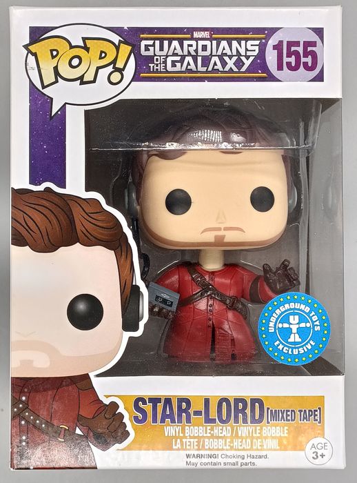 #155 StarLord (Mixed Tape) Marvel Guardians of the G Box Damaged Funko POP
