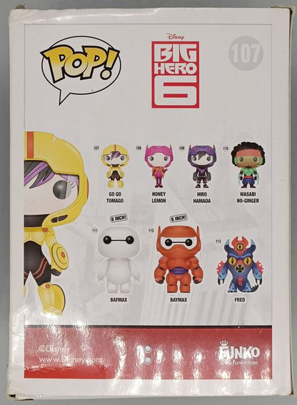 107 Go Go Tomago - Disney Big Hero 6 - Box Damaged Funko POP