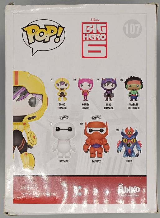 107 Go Go Tomago - Disney Big Hero 6 - Box Damaged Funko POP