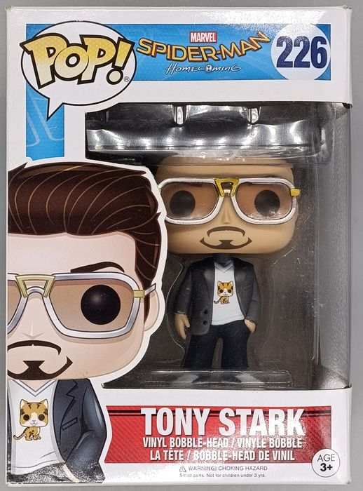 #226 Tony Stark - Marvel Spider-Man Homecoming - Box Damaged Funko POP