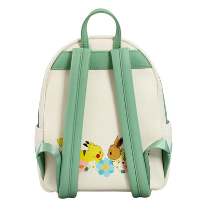Pokemon by Loungefly Mini Backpack Pikachu & Eevee Floral NEW