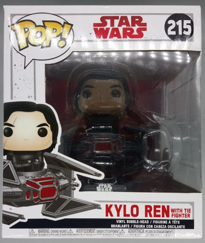 #215 Kylo Ren (with TIE Fighter) Deluxe - Star Wars Box Damaged Funko POP
