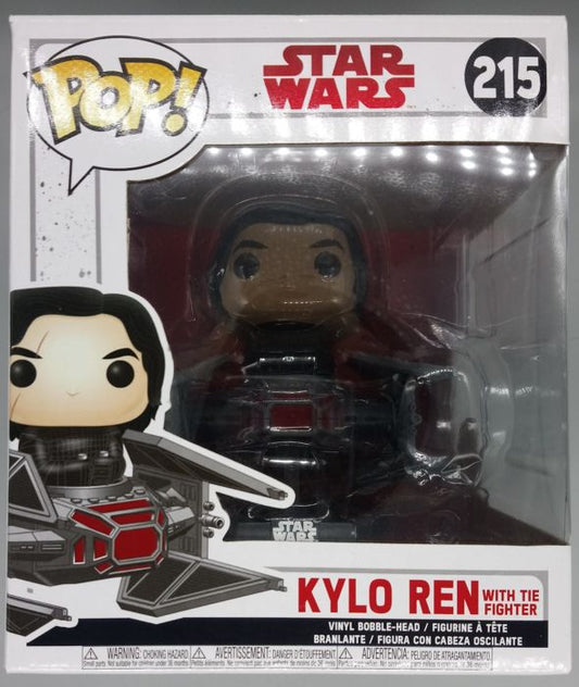 #215 Kylo Ren (with TIE Fighter) Deluxe - Star Wars Box Damaged Funko POP