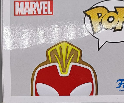 #936 Gingerbread Captain Marvel - Marvel - Box Damaged Funko POP